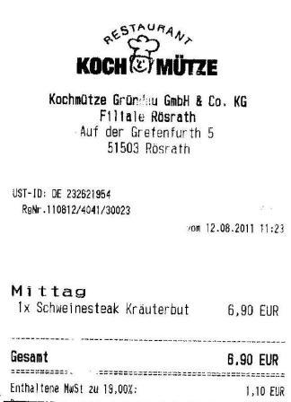 vpst Hffner Kochmtze Restaurant